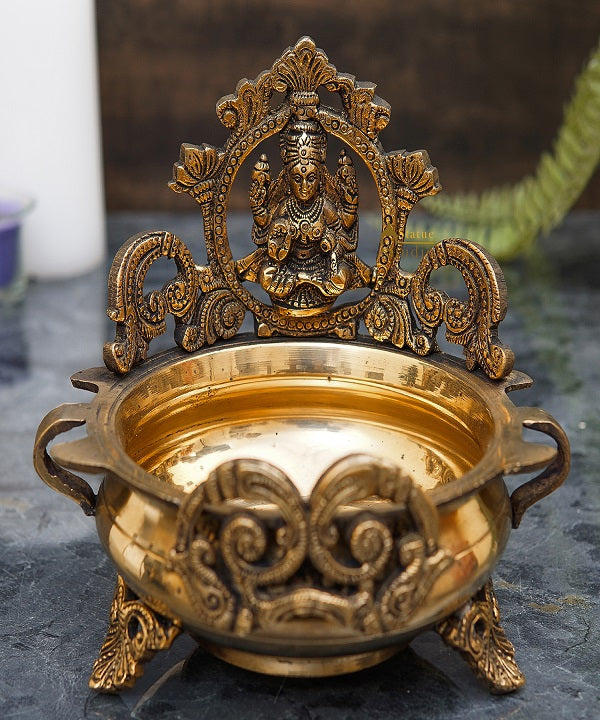 Brass Ganesh Urli 7 