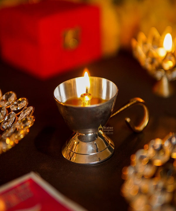 Buy Brass Diyas, Pooja Accessories, Diyas for Pooja, Diwali Gift