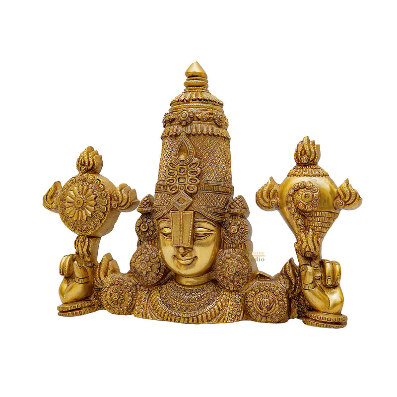 Brass Tirupati Balaji Face Wall Hanging 20 inches