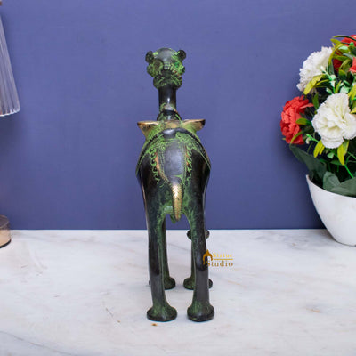 Brass Camel Statue Vastu Recommended Showpiece 9 Inch