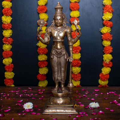 Brass Vishnu Statue 20" - SKU - 462712