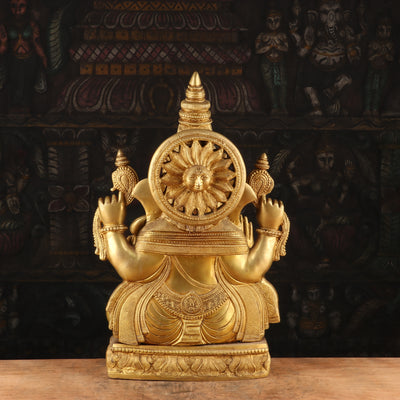 Superfine Brass Surya Ganesha Statue For Home Decor Showpiece 20"