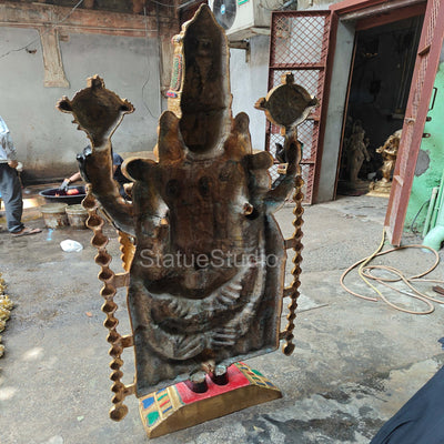 Brass Large Tirupati Balaji Statue Stone Work For Home Decor 6 Feet