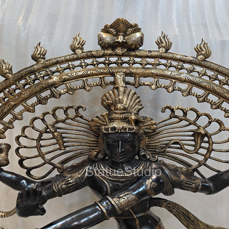 Brass Large Nataraja Statue Showpiece For Home Decor 4 Feet