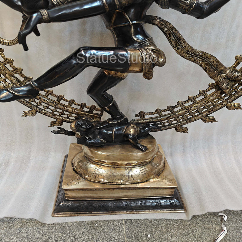 Brass Large Nataraja Statue Showpiece For Home Decor 4 Feet