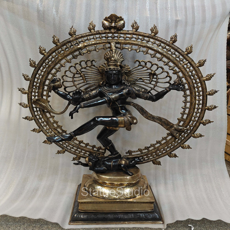 Brass Large Nataraja Statue Showpiece For Home Decor 4 Feet