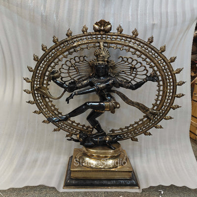 Brass Large Nataraja Statue Showpiece For Home Decor 4 Feet