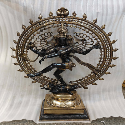 Brass Large Nataraja Statue Showpiece For Home Decor 4 Feet