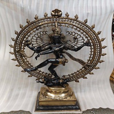 Brass Large Nataraja Statue Showpiece For Home Decor 4 Feet