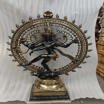 Brass Large Nataraja Statue Showpiece For Home Decor 4 Feet