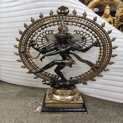 Brass Large Nataraja Statue Showpiece For Home Decor 4 Feet