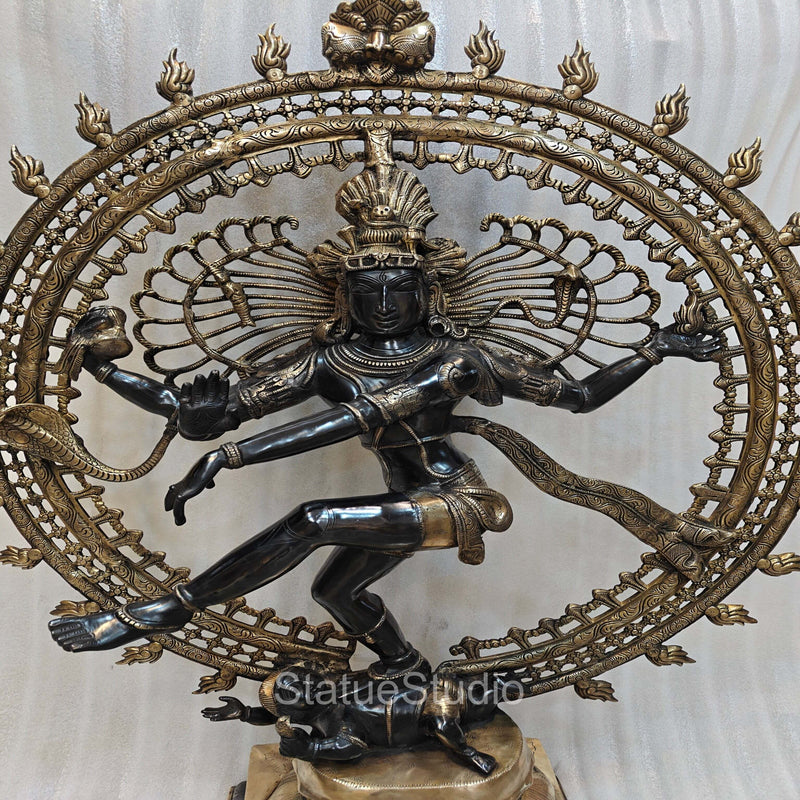 Brass Large Nataraja Statue Showpiece For Home Decor 4 Feet