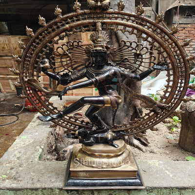 Brass Large Nataraja Statue Showpiece For Home Decor 4 Feet