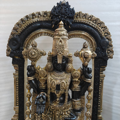 Brass Tirupathi Balaji Idol Large Size 5 Feet