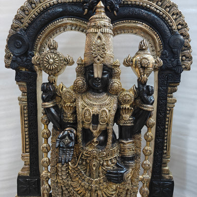 Brass Tirupathi Balaji Idol Large Size 5 Feet