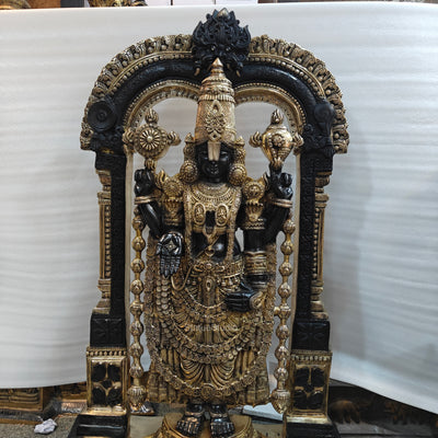 Brass Tirupathi Balaji Idol Large Size 5 Feet