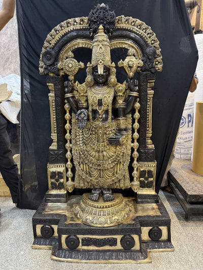 Brass Tirupathi Balaji Idol Large Size 5 Feet