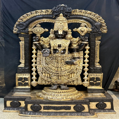 Brass Tirupathi Balaji Idol Large Size 5 Feet