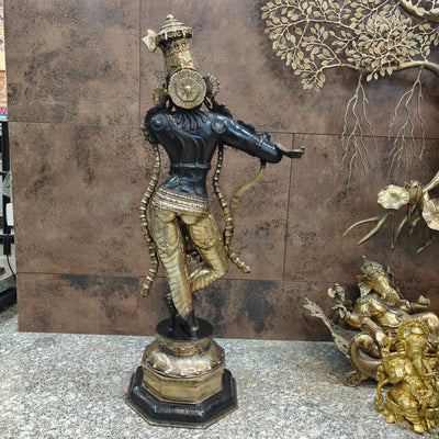 Superfine Handcrafted Krishna Statue 45 Inch