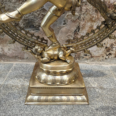 Brass Large Nataraja Statue For Home Decor 4 Feet