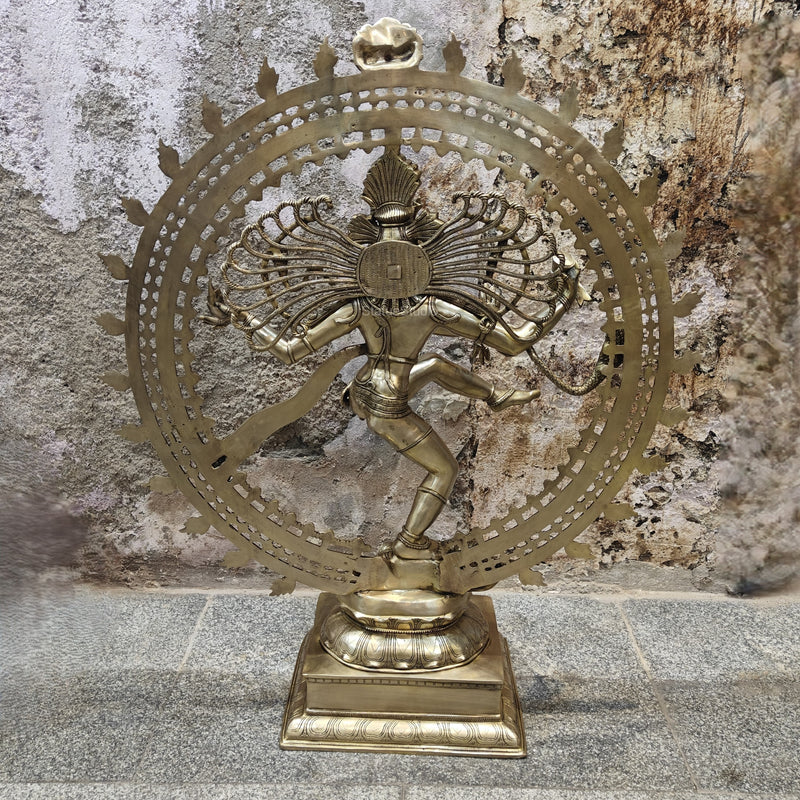 Brass Large Nataraja Statue For Home Decor 4 Feet