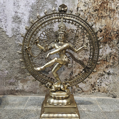 Brass Large Nataraja Statue For Home Decor 4 Feet