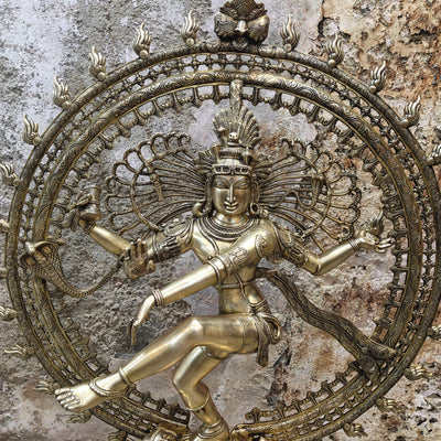 Brass Large Nataraja Statue For Home Decor 4 Feet