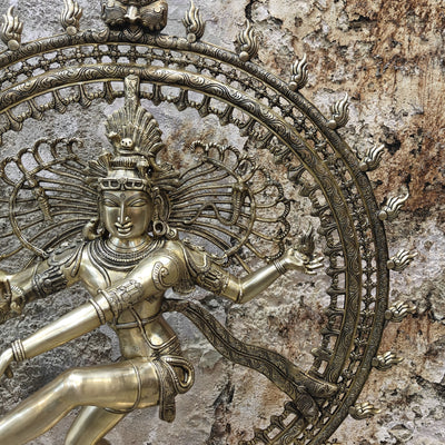 Brass Large Nataraja Statue For Home Decor 4 Feet