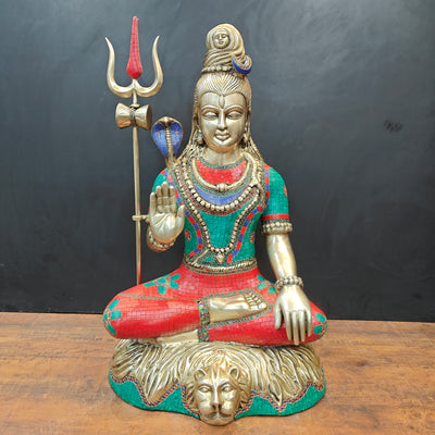 Brass Large Shiva Statue 3 Feet