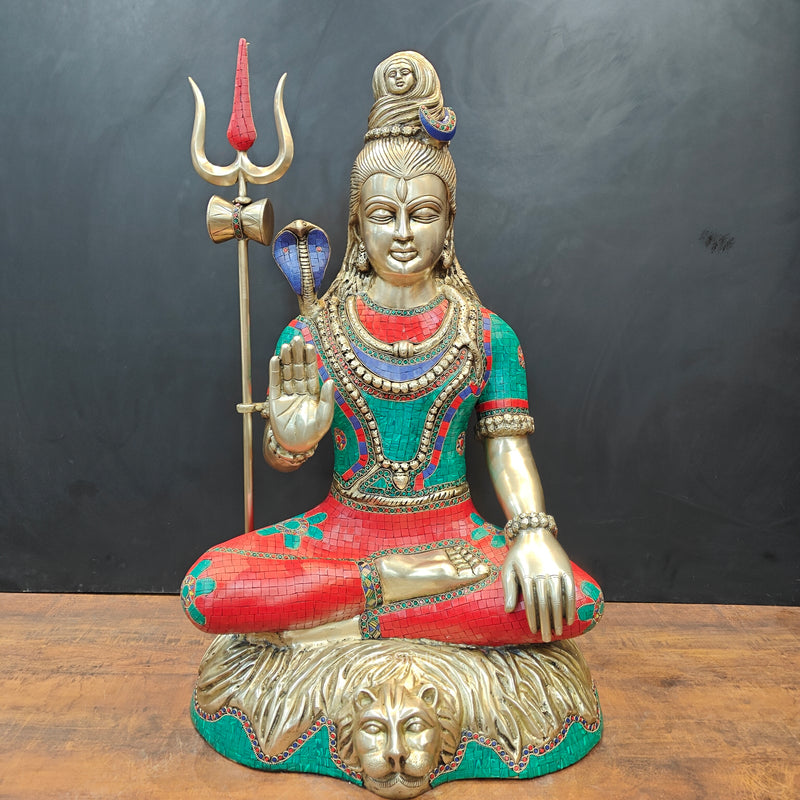 Brass Large Shiva Statue 3 Feet