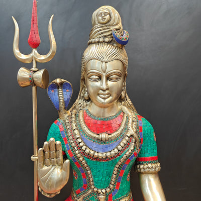 Brass Large Shiva Statue 3 Feet