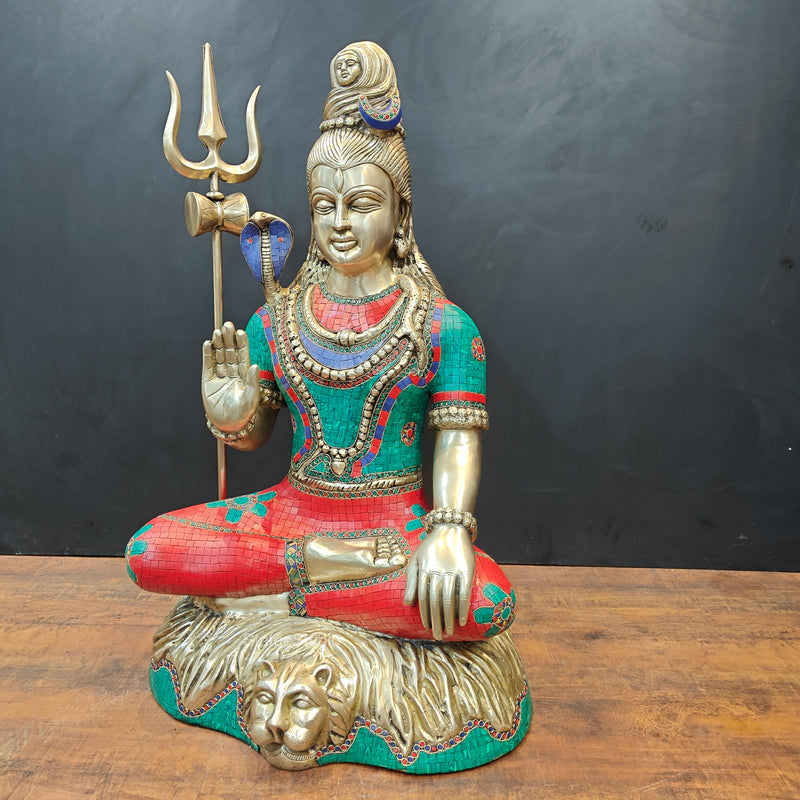 Brass Large Shiva Statue 3 Feet