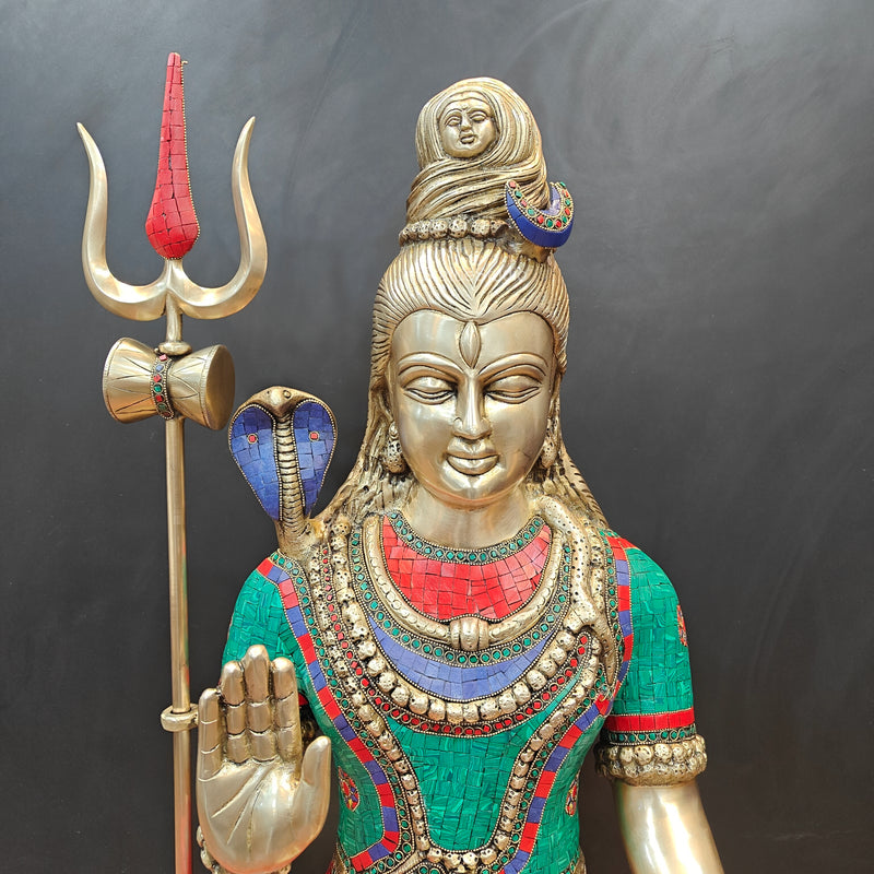 Brass Large Shiva Statue 3 Feet