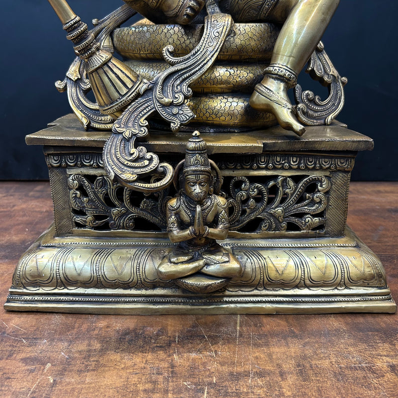 Brass Large Exclusive Vishnu Shri Hari Narayanan Idol 2.5 Feet