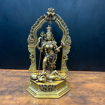 Brass Goddess Large Kali Statue 21 Inch