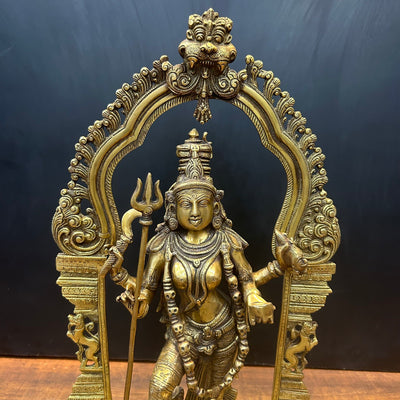 Brass Goddess Large Kali Statue 21 Inch