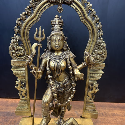 Brass Goddess Large Kali Statue 21 Inch