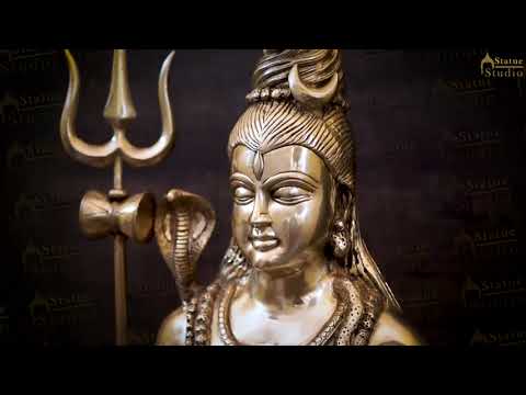 Brass Large Mahadev Lord Shiva Idol Showpiece For Home Office Decor 3 Feet