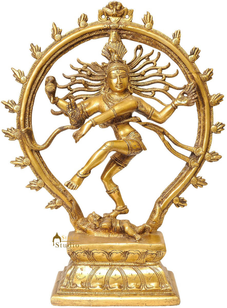 Fengshui Lucky Home Welcome Décor Lord Nataraja Statue 12"