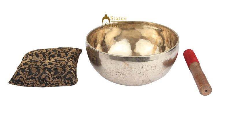 Tibetan Healing Buddhist Yoga Hand Hammered MEDITATION SINGING BOWL 11"