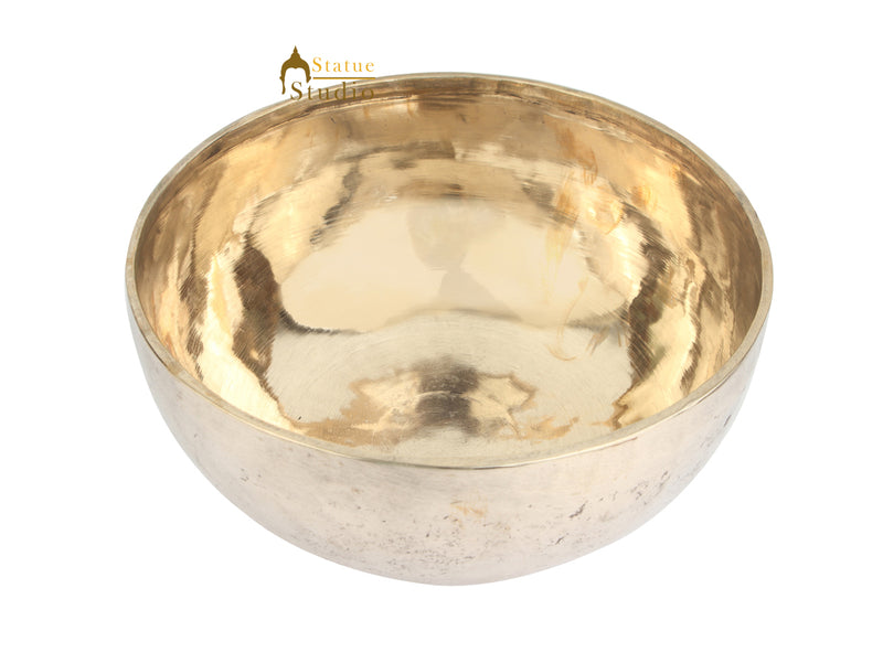 Tibetan Healing Buddhist Yoga Hand Hammered MEDITATION SINGING BOWL 11" - 397200