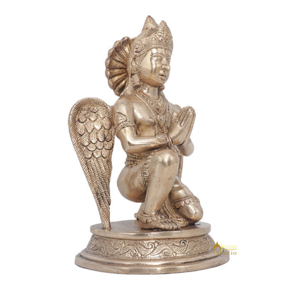 Brass Garuda Idol Vishnu Vehicle Eagle Murti Home Décor Feng Shui Vastu Statue