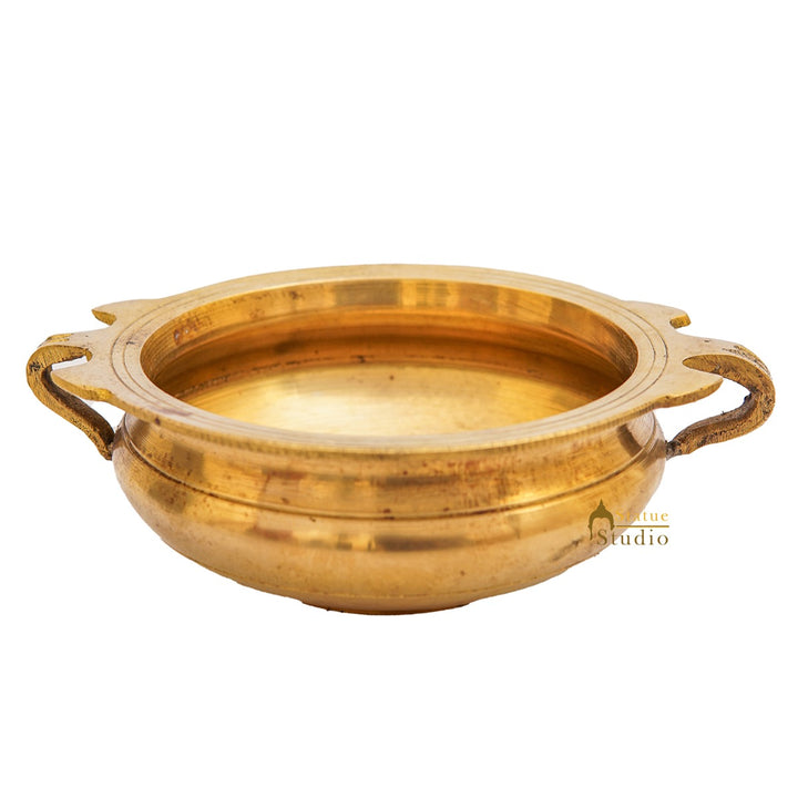 Brass Small Urli Showpiece For Home Table Pooja Room Diwali Décor