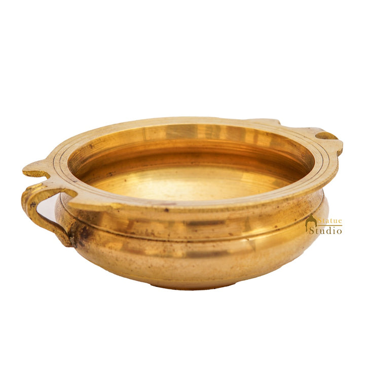 Brass Small Urli Showpiece For Home Table Pooja Room Diwali Décor