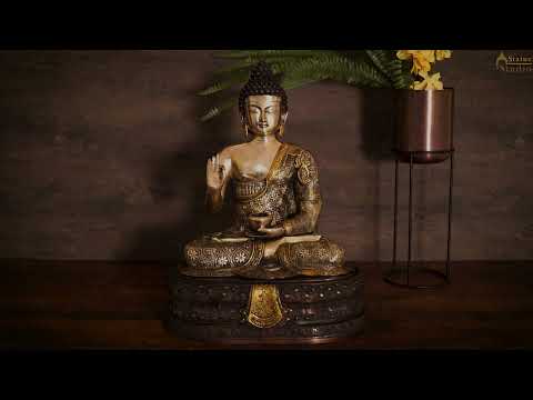 Buddha statue Backflow incense gift set - Free incense